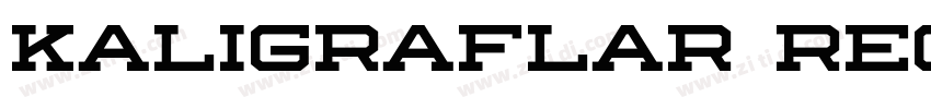Kaligraflar Regular字体转换